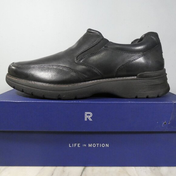 NIB Rockport Prowalker Next Slip-On Black Leather 10.5 M (D) display picture 2